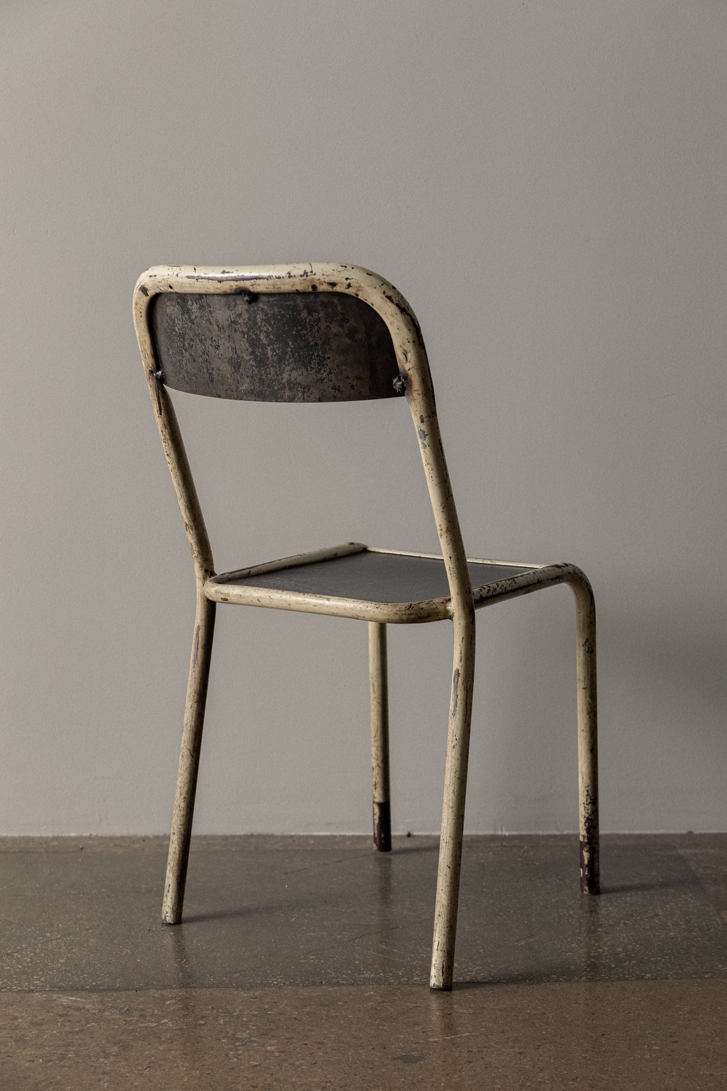 White Iron Side Chairs