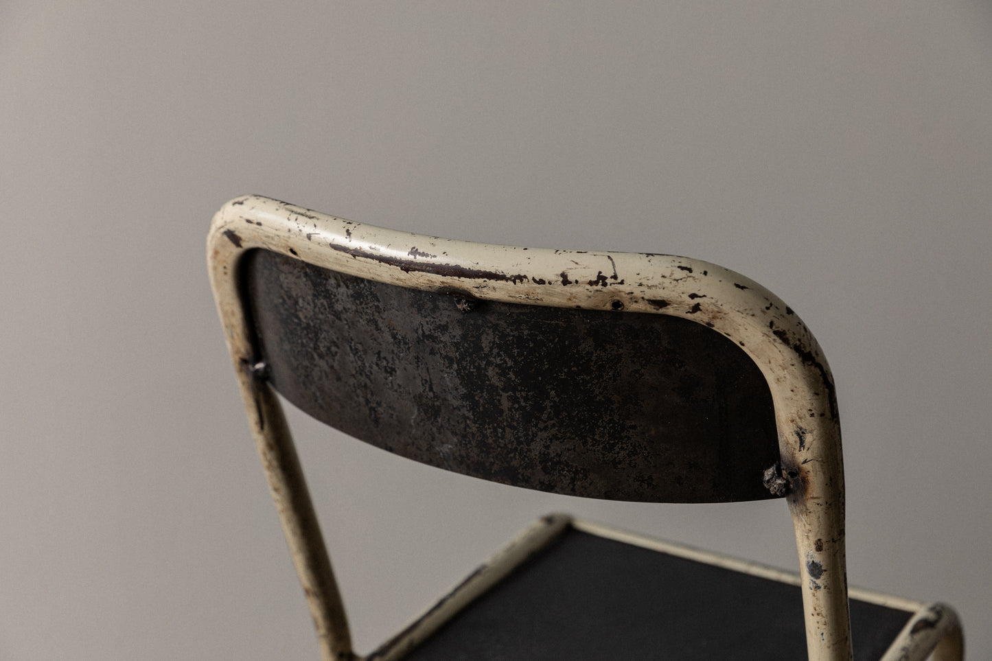 White Iron Side Chairs
