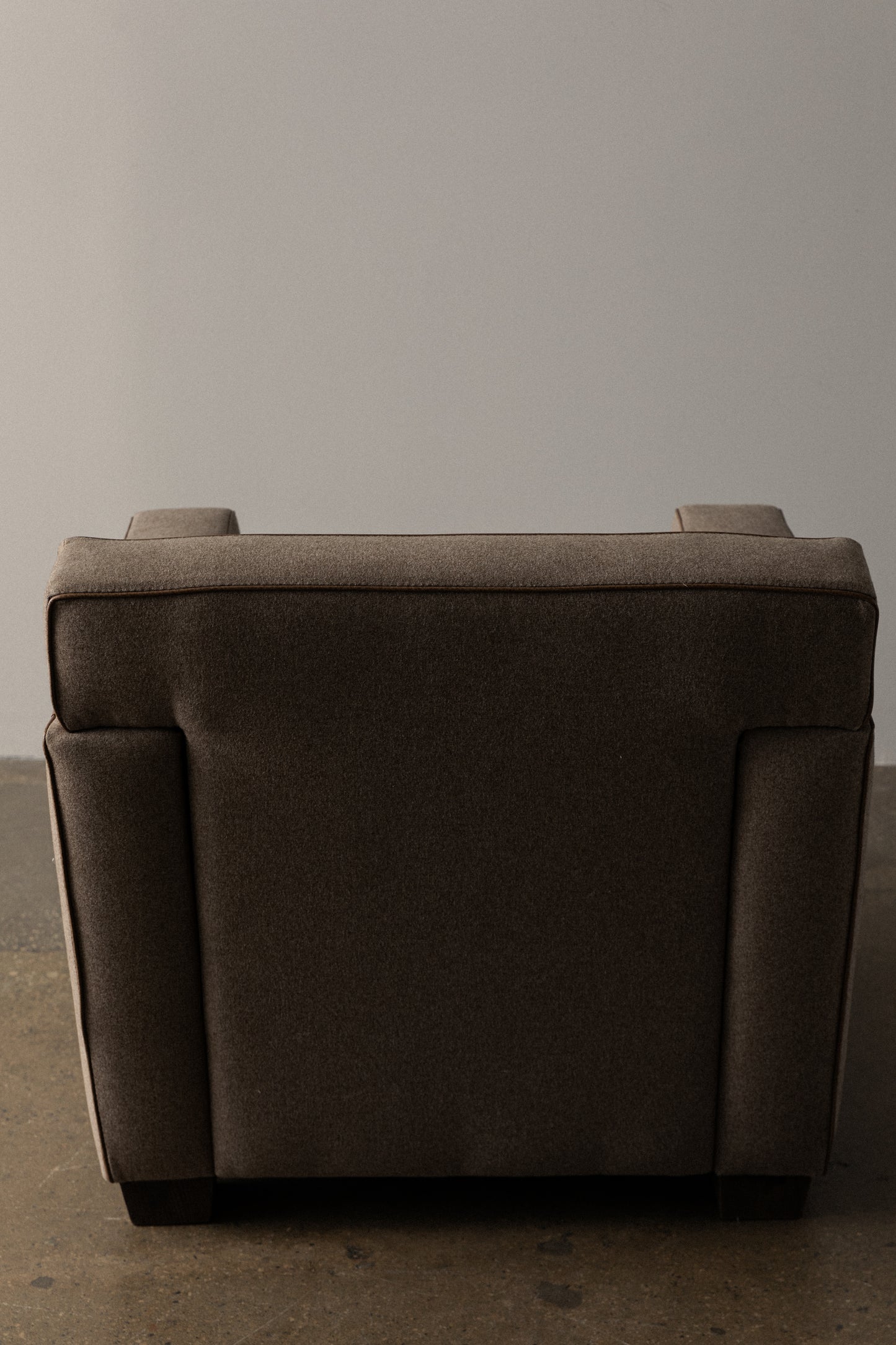 Pair of “Dossier Droit” Armchairs by Jean Michel Frank