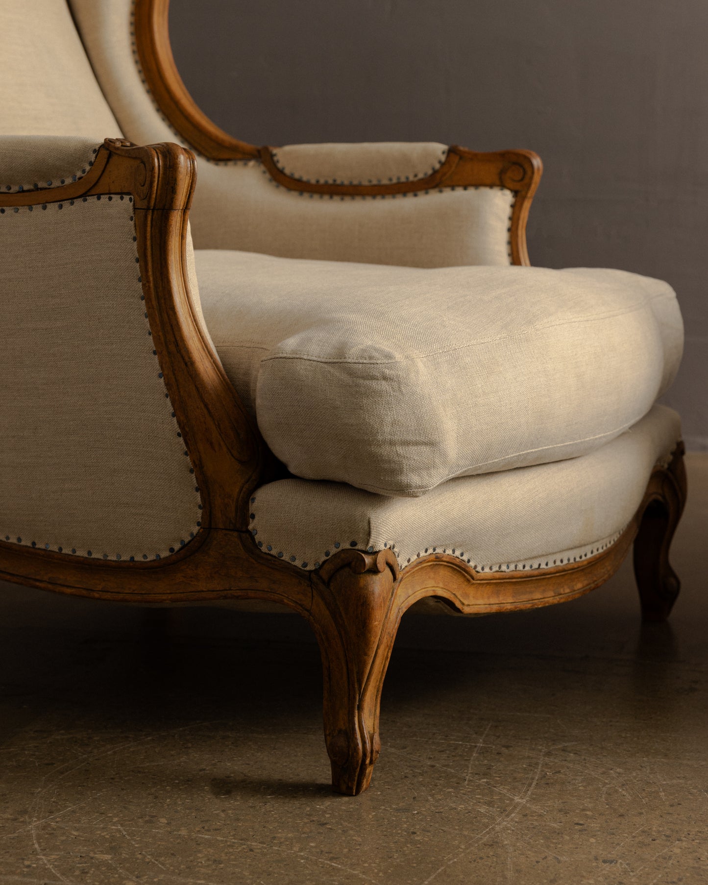 Pair of Wingback Bergères — France, 19th–Early 20th Century