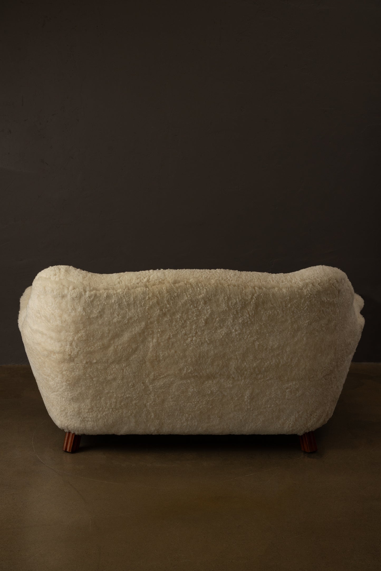 Scandinavian Vintage Sheepskin Sofa