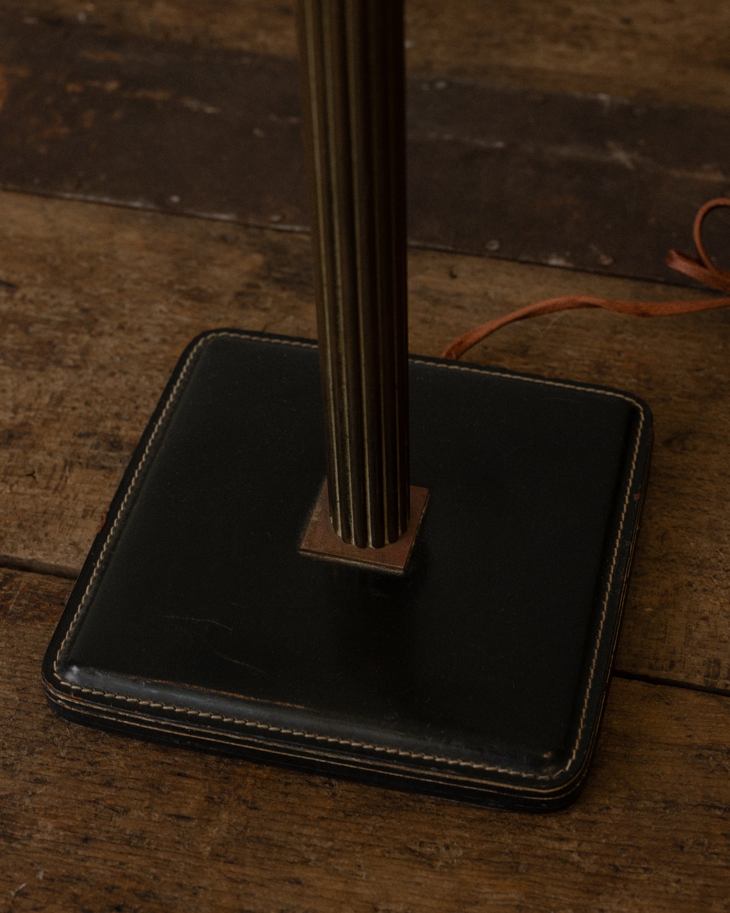 Brass Table Lamp by Jacques Adnet
