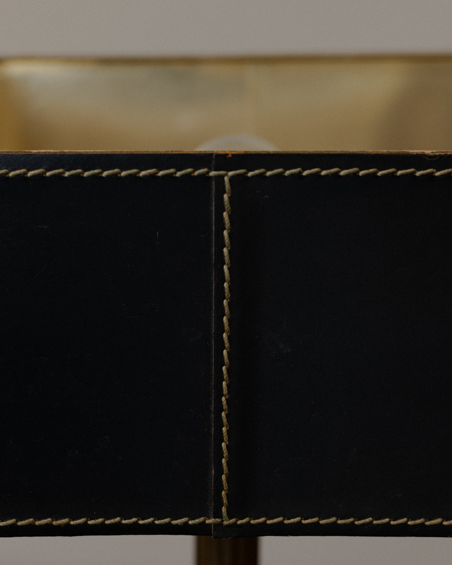 Brass Table Lamp by Jacques Adnet