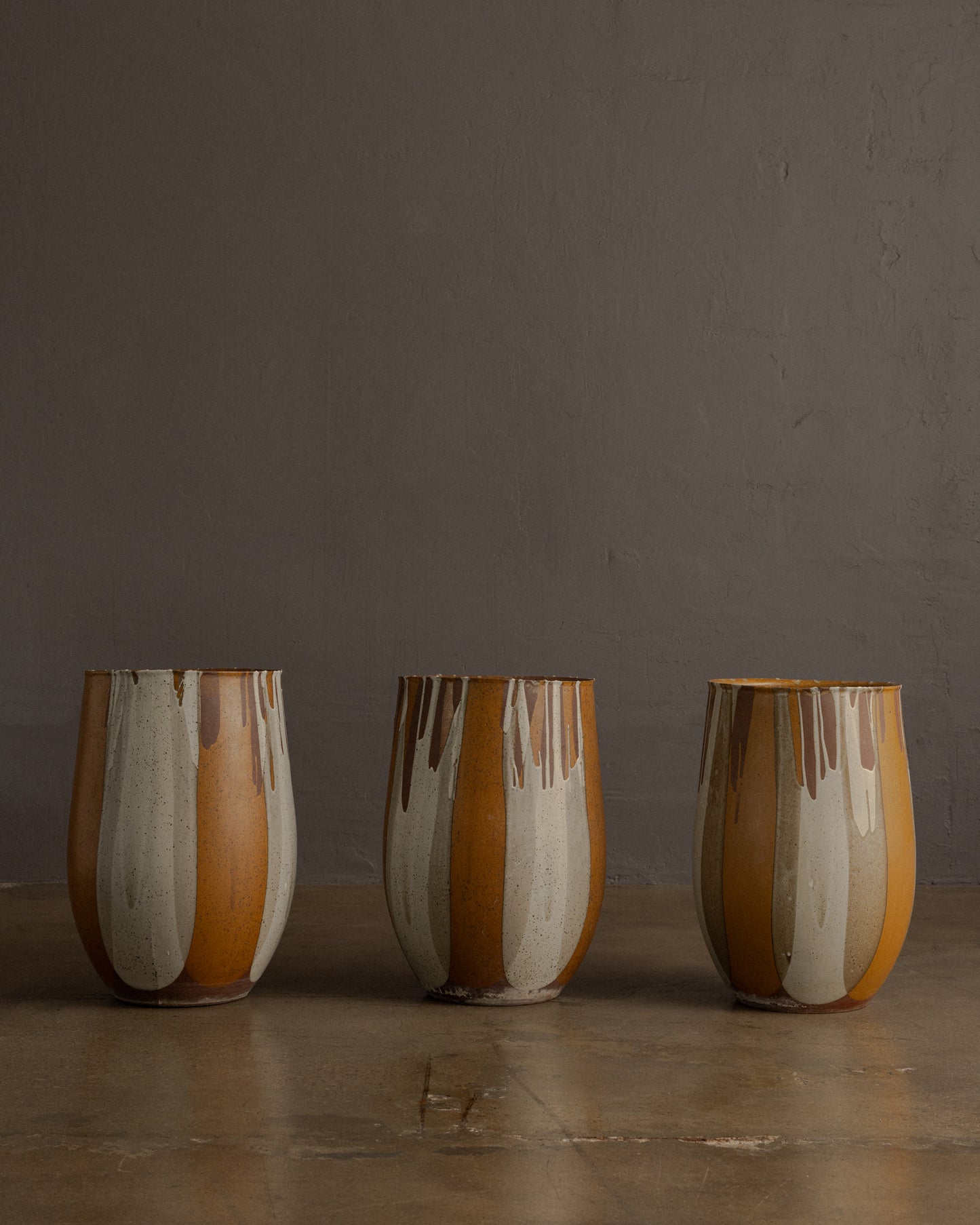 Model 5059 Flame Glaze Planters by Architectural Pottery