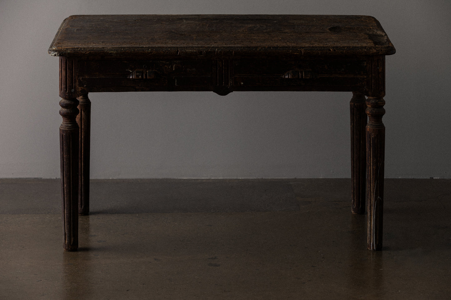 Early American Two Drawer Desk