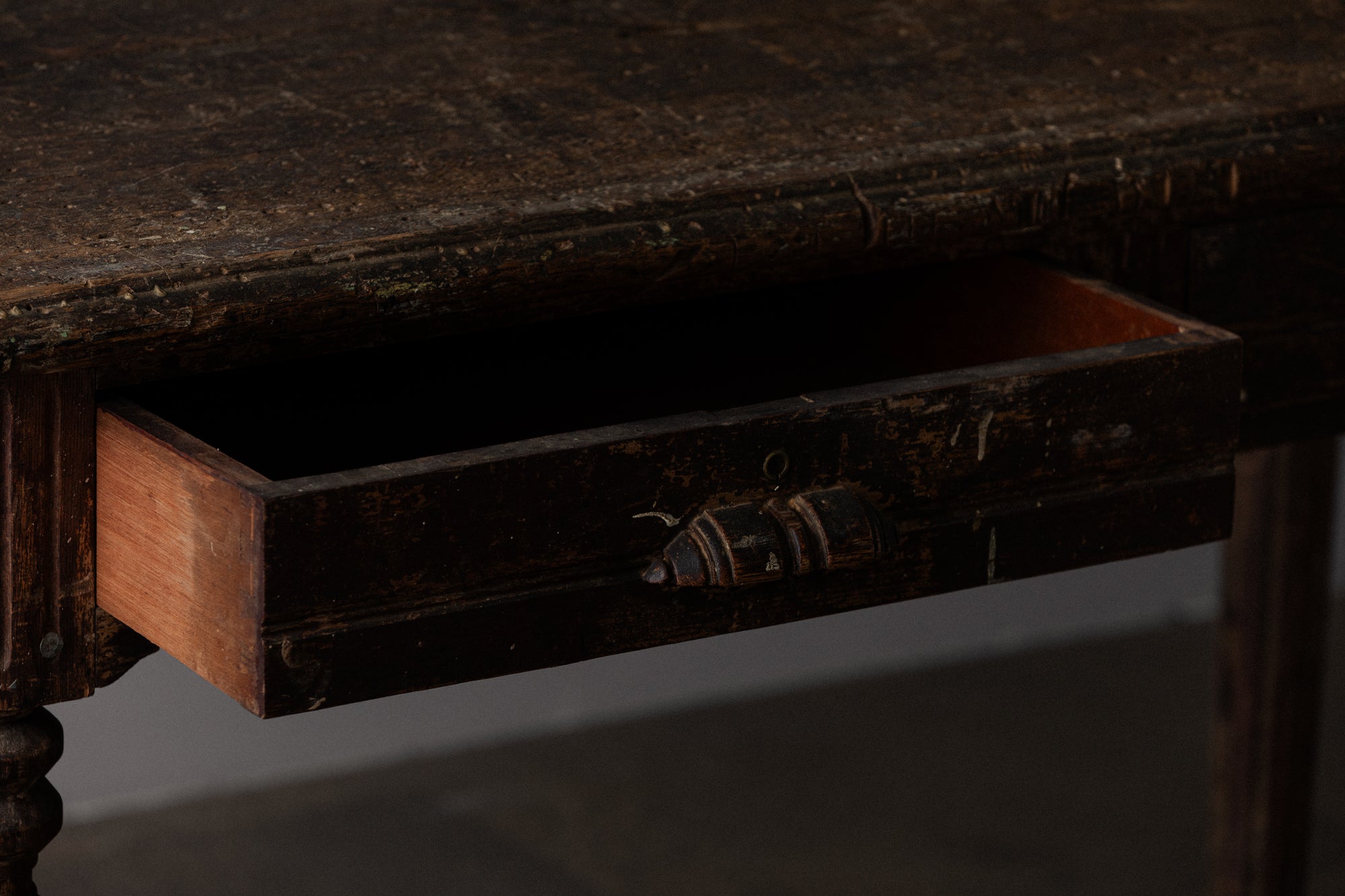 Early American Two Drawer Desk