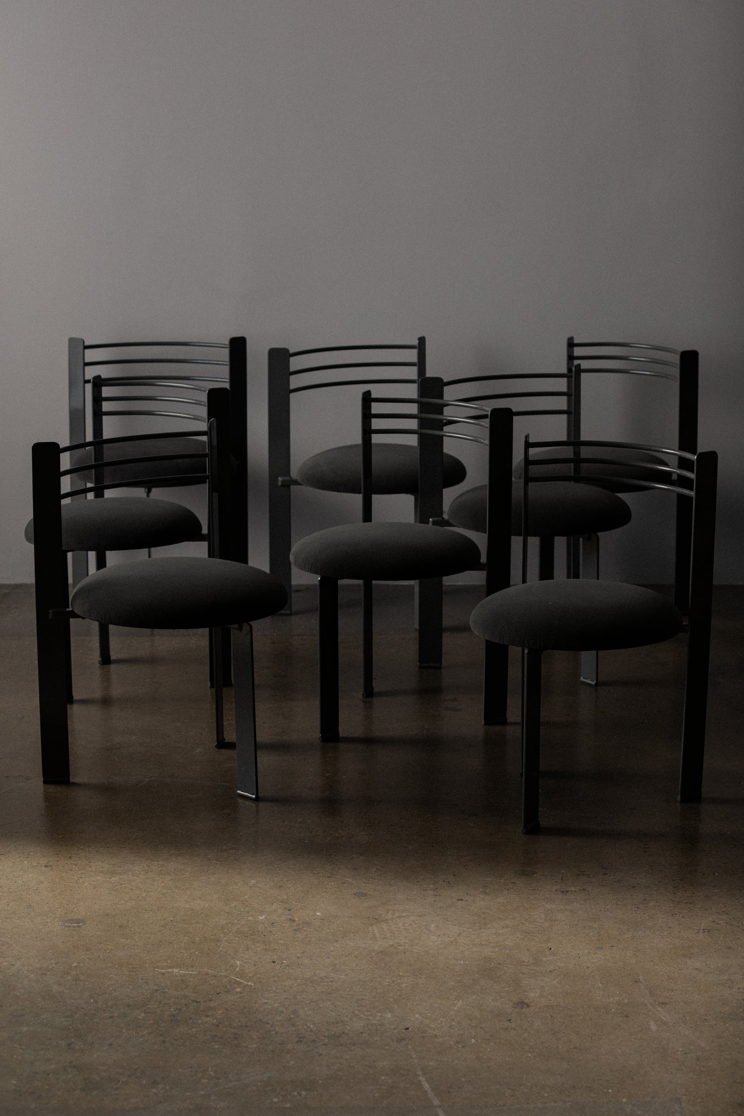 Set of 8 Post Modern Dining Chairs