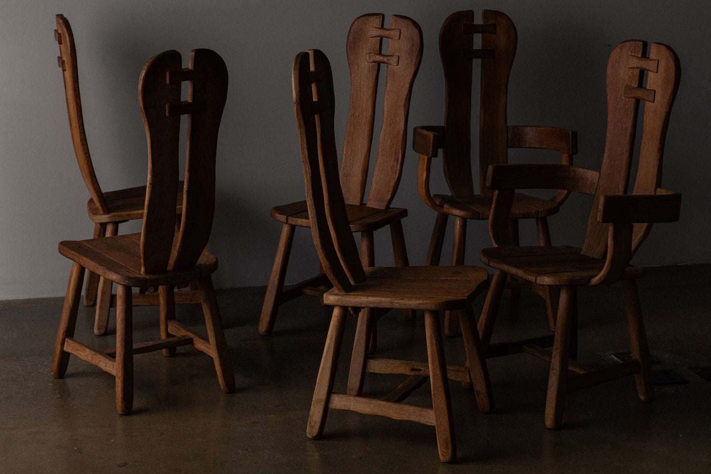 Set of 6 Chairs by De Puydt