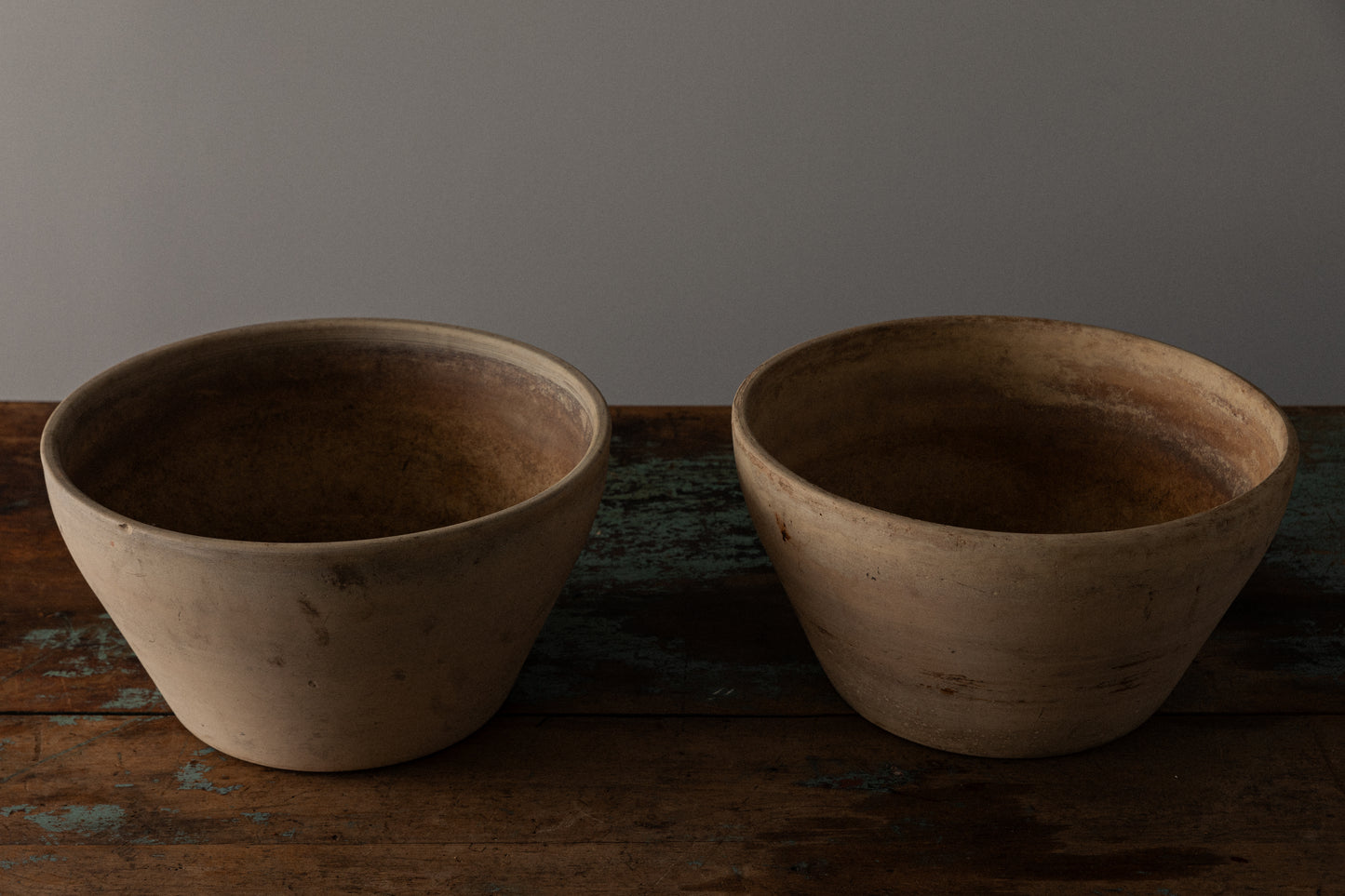 Bowl Planters in Bisque by Lagardo Tackett