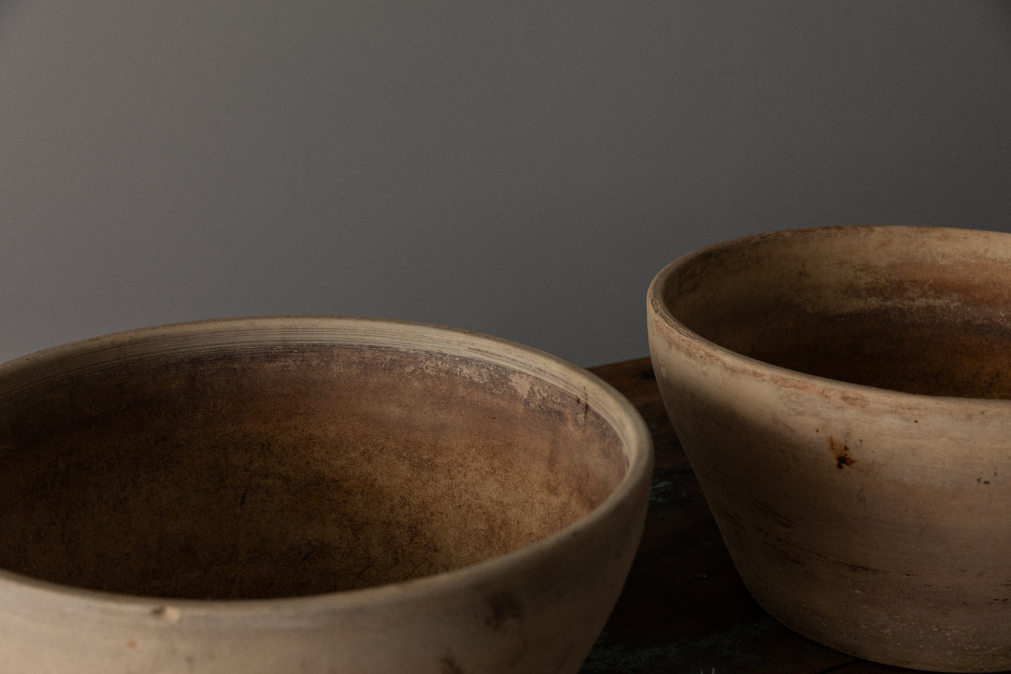 Bowl Planters in Bisque by Lagardo Tackett