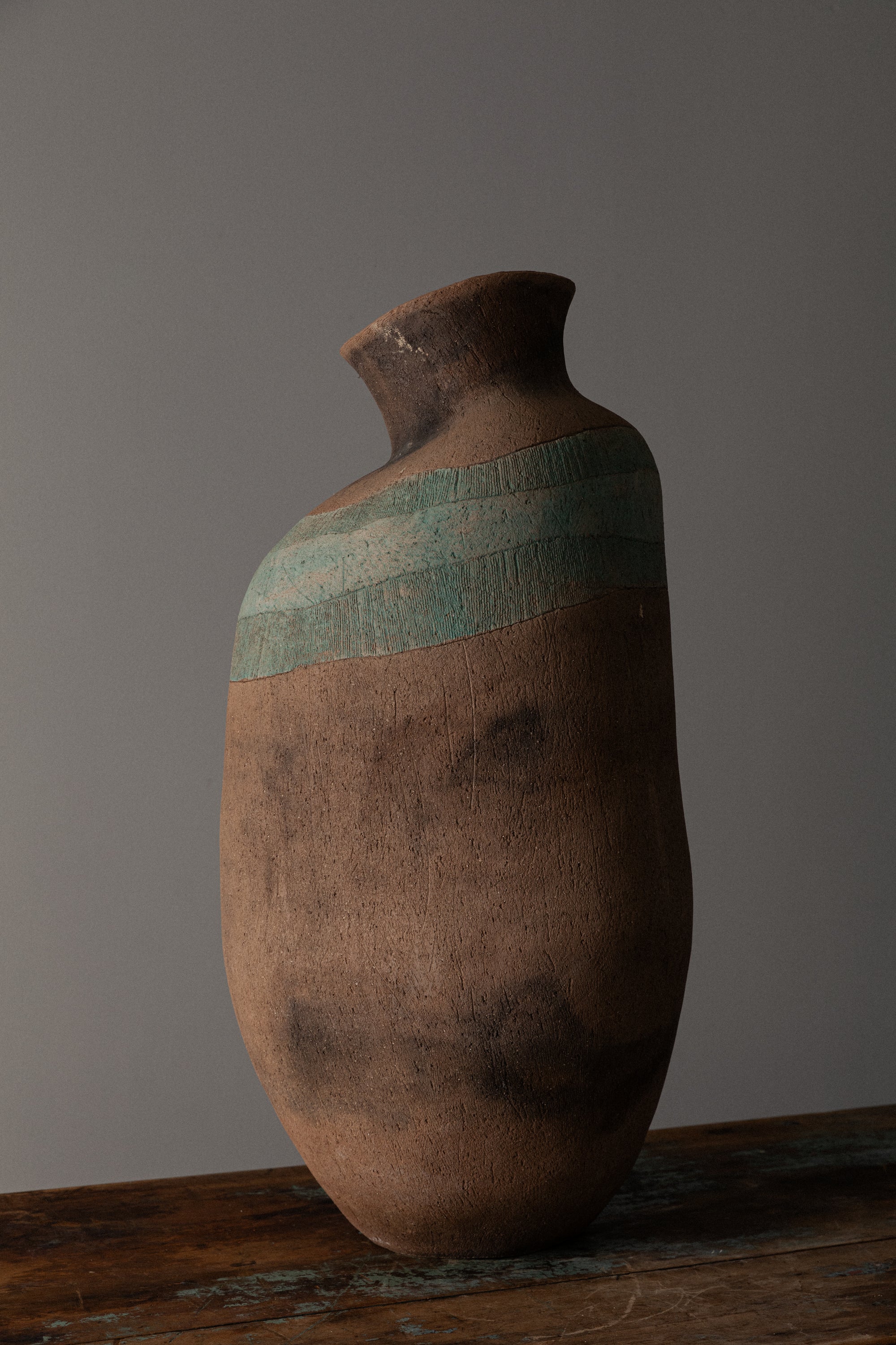 Large Painted Urn