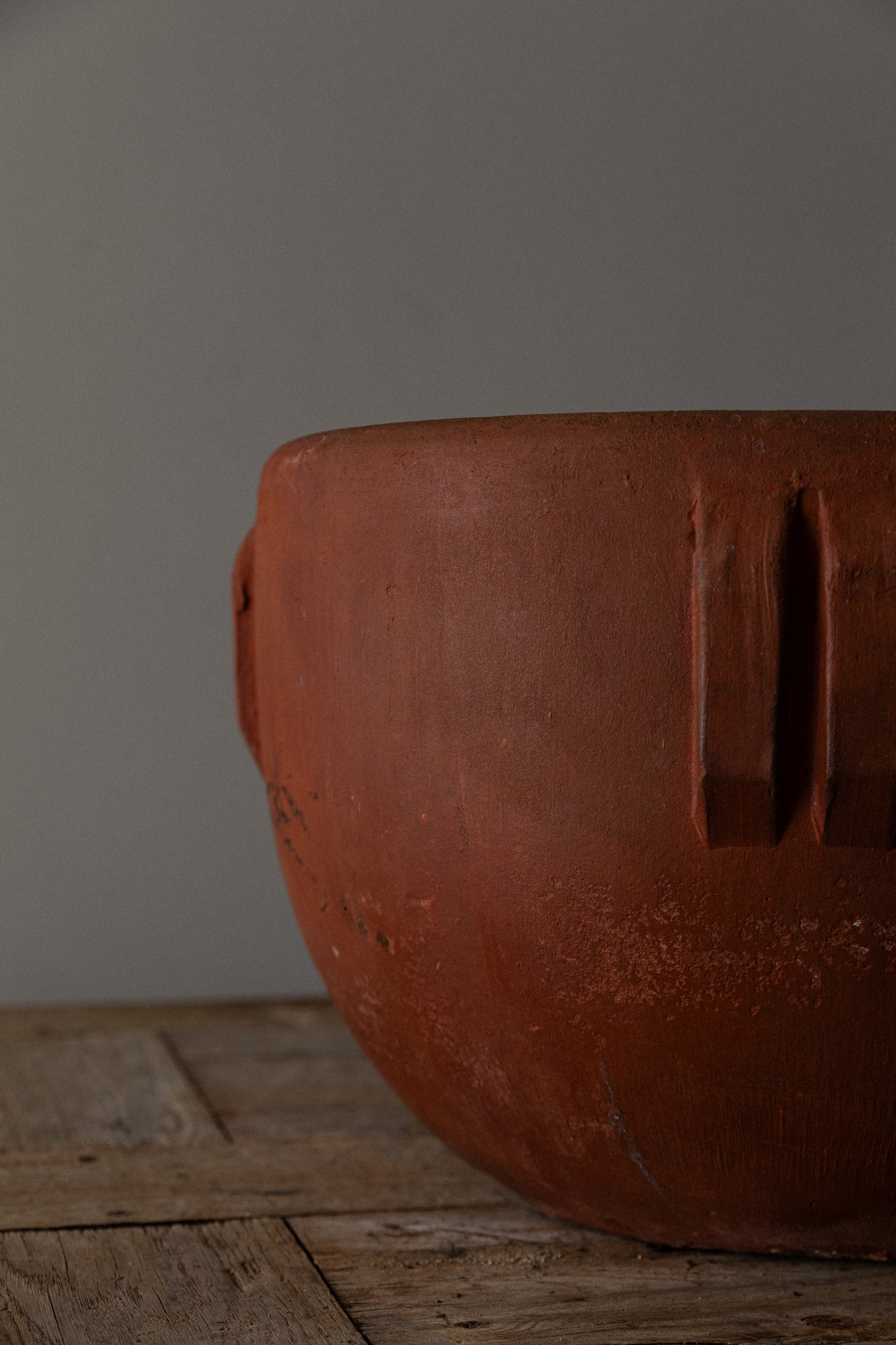 Terracotta "Indian Pot" by Bauer Pottery