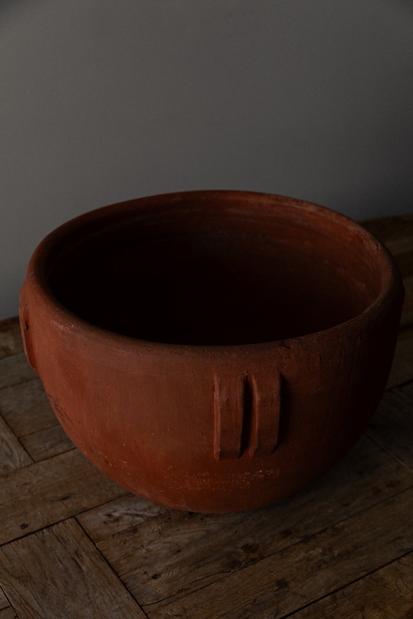 Terracotta "Indian Pot" by Bauer Pottery