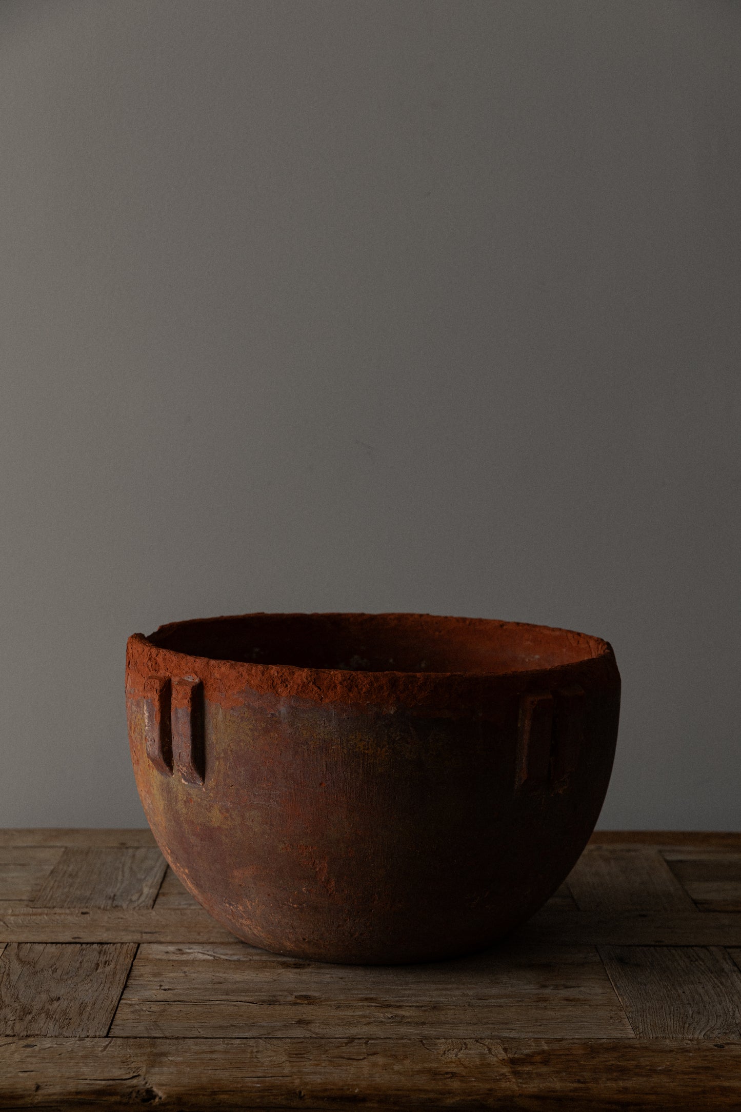 Terracotta "Indian Pot" by Bauer Pottery