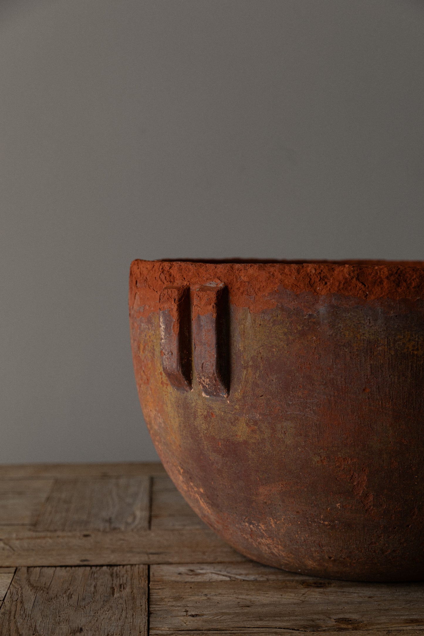 Terracotta "Indian Pot" by Bauer Pottery