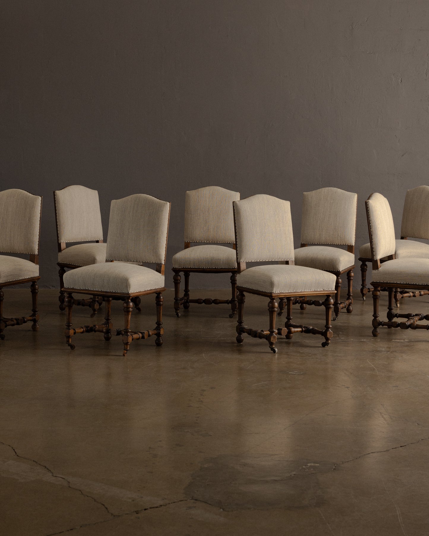 Set of Eight Dining Chairs — England, circa 1870s–1890s