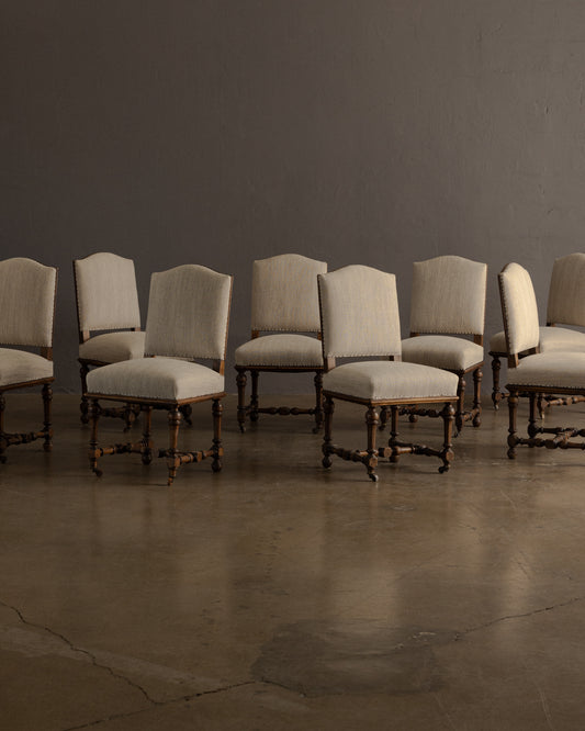 Set of Eight Dining Chairs — England, circa 1870s–1890s