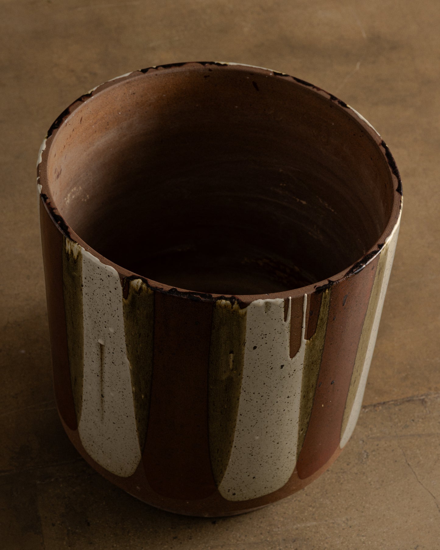 David Cressey — Flame Glaze Planter