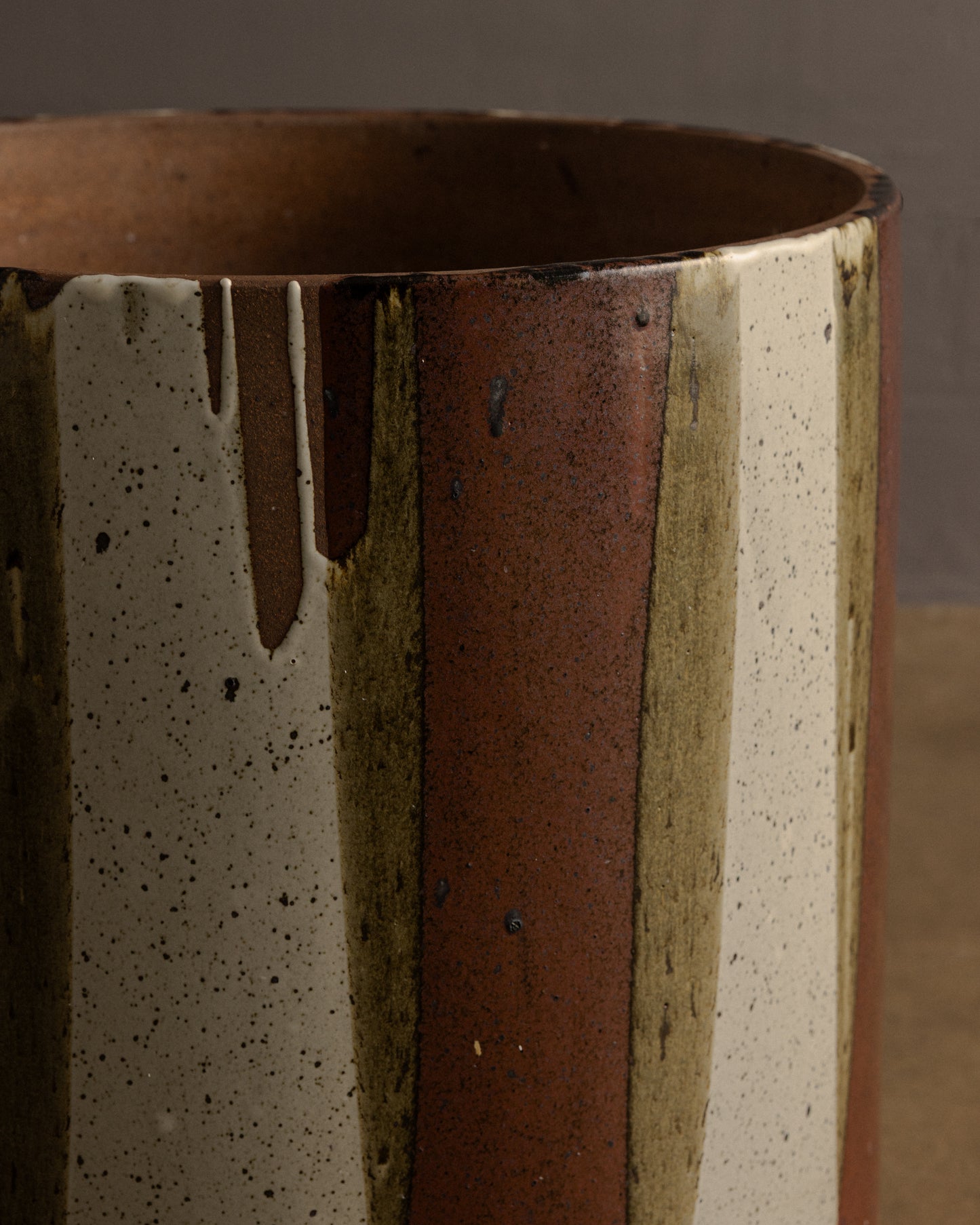 David Cressey — Flame Glaze Planter