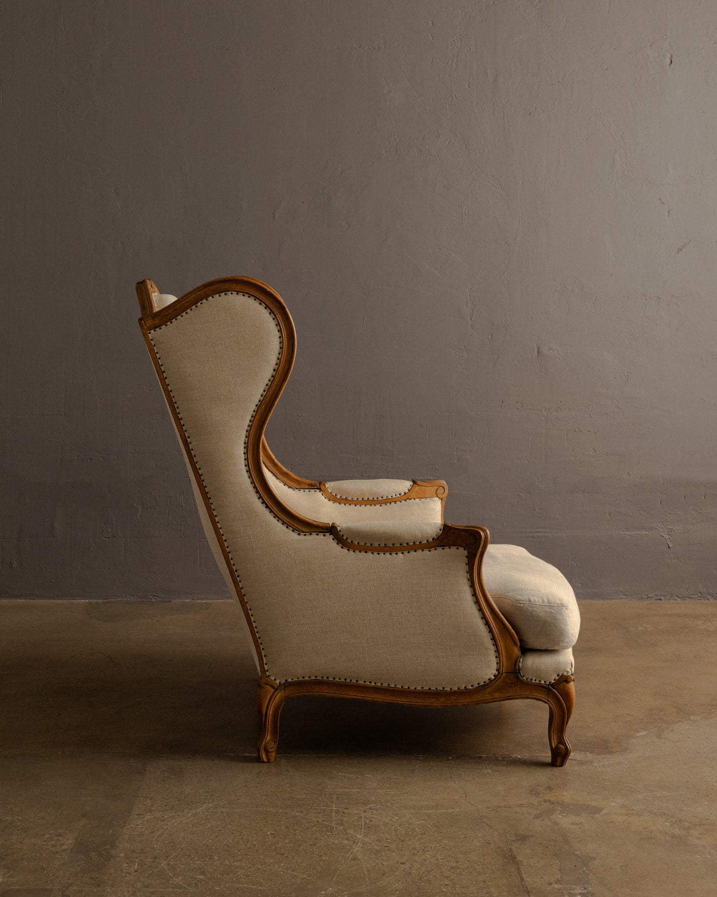 Pair of Wingback Bergères — France, 19th–Early 20th Century