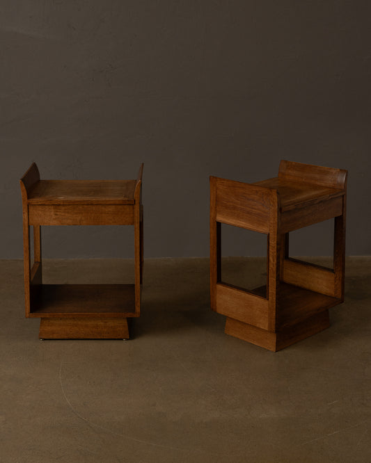Pair of Side Tables by Jean Royère, France