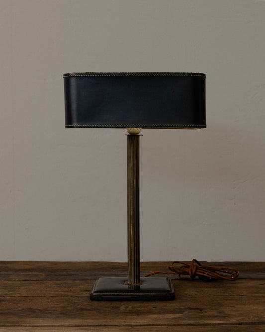 Brass Table Lamp by Jacques Adnet