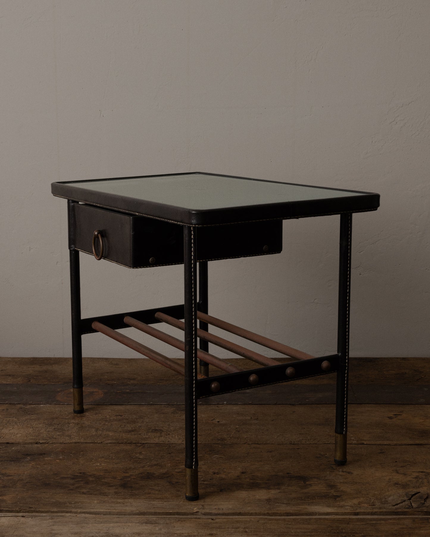 Pair of Side Tables by Jacques Adnet