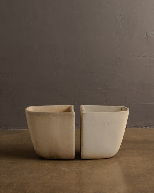 Architectural Pottery — Pair of Model D-1 Sand Urns