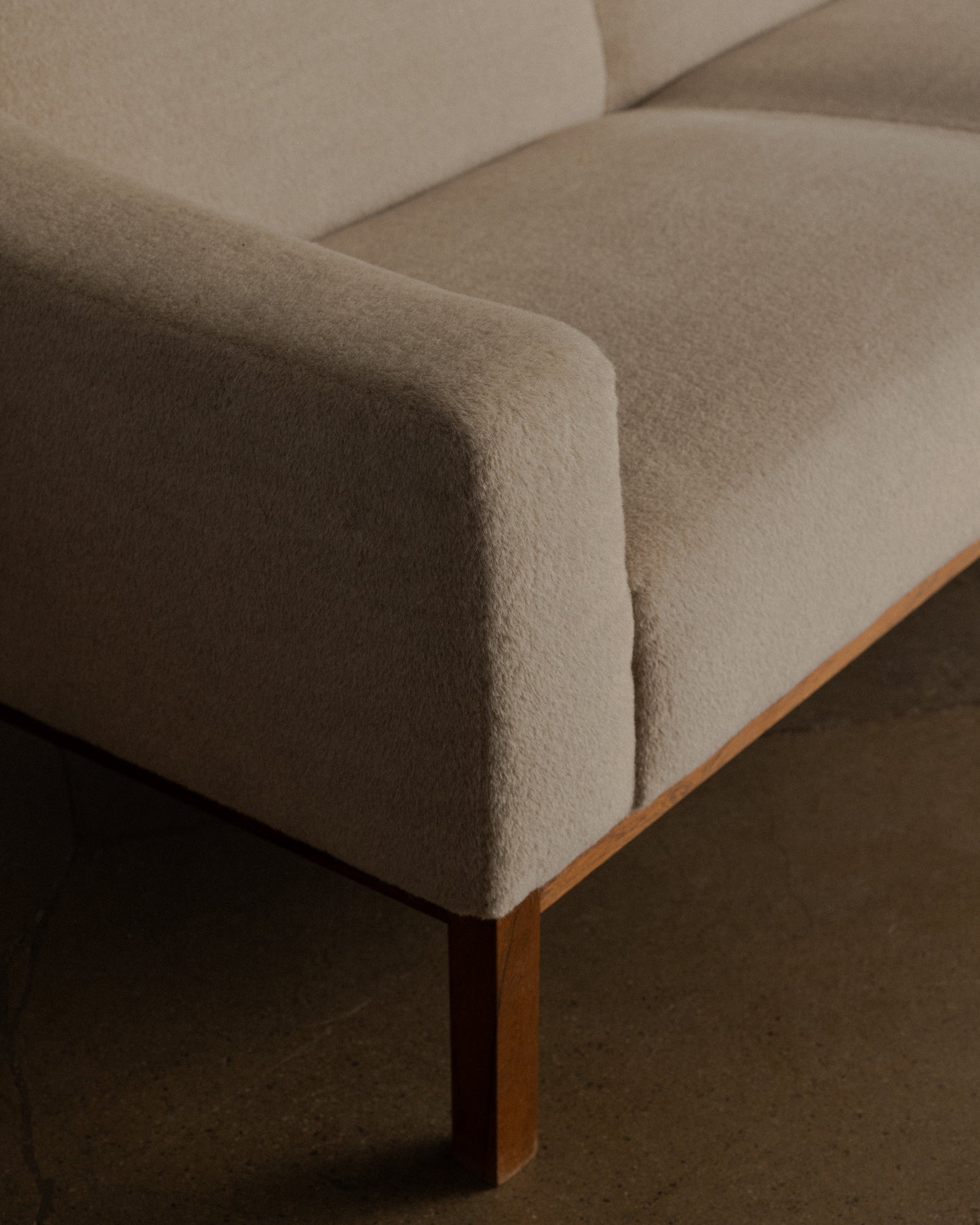 Mid-Century Three-Seat Sofa