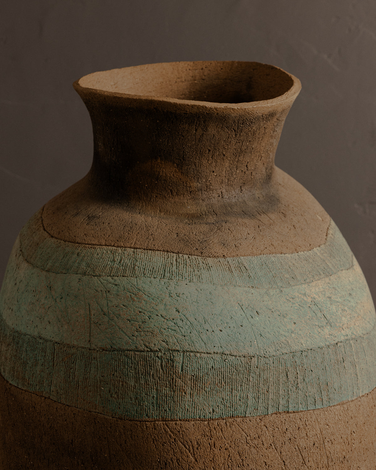 Large Painted Vessel — American Studio Pottery