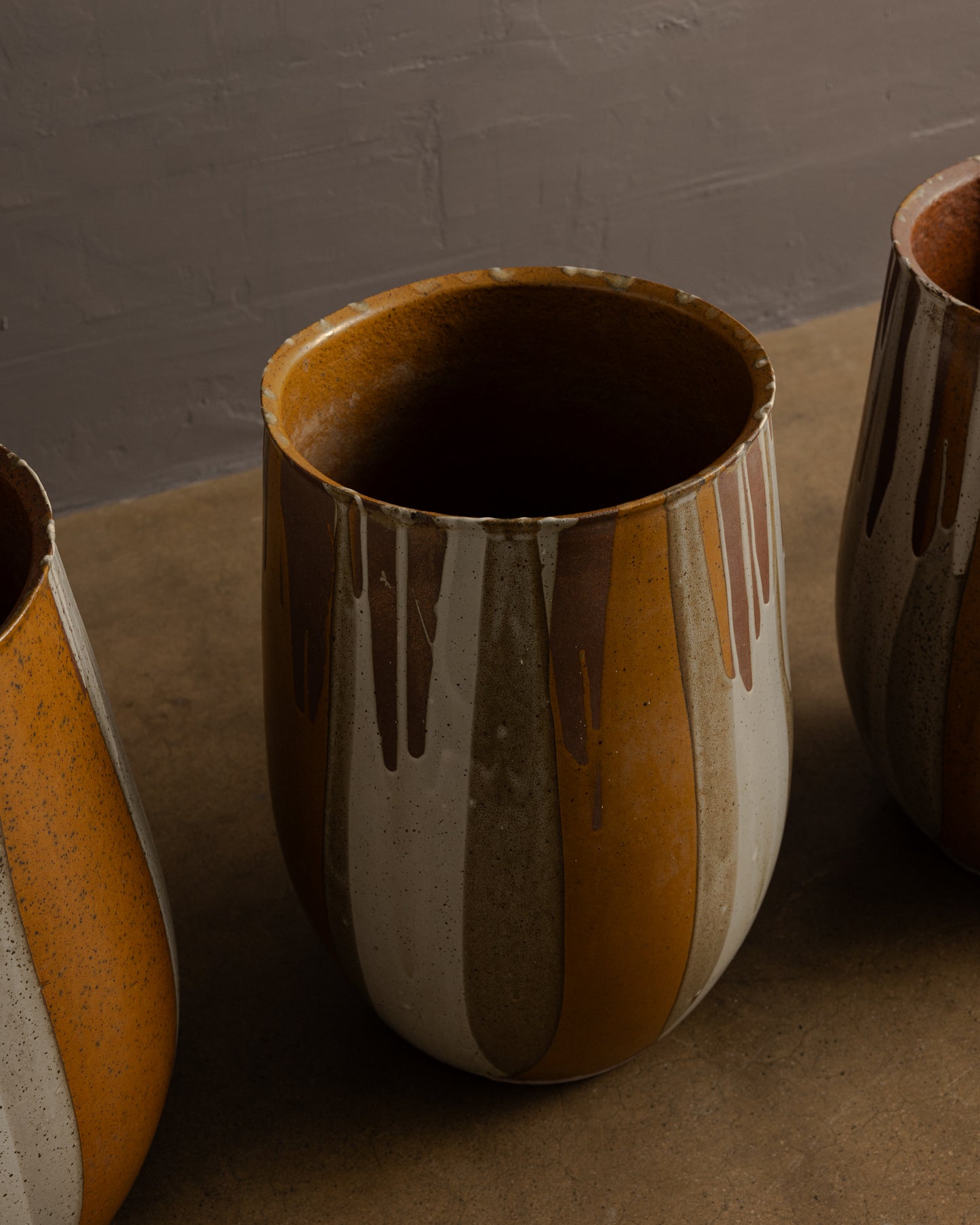 David Cressey — Model 5059 Flame Glaze Planters
