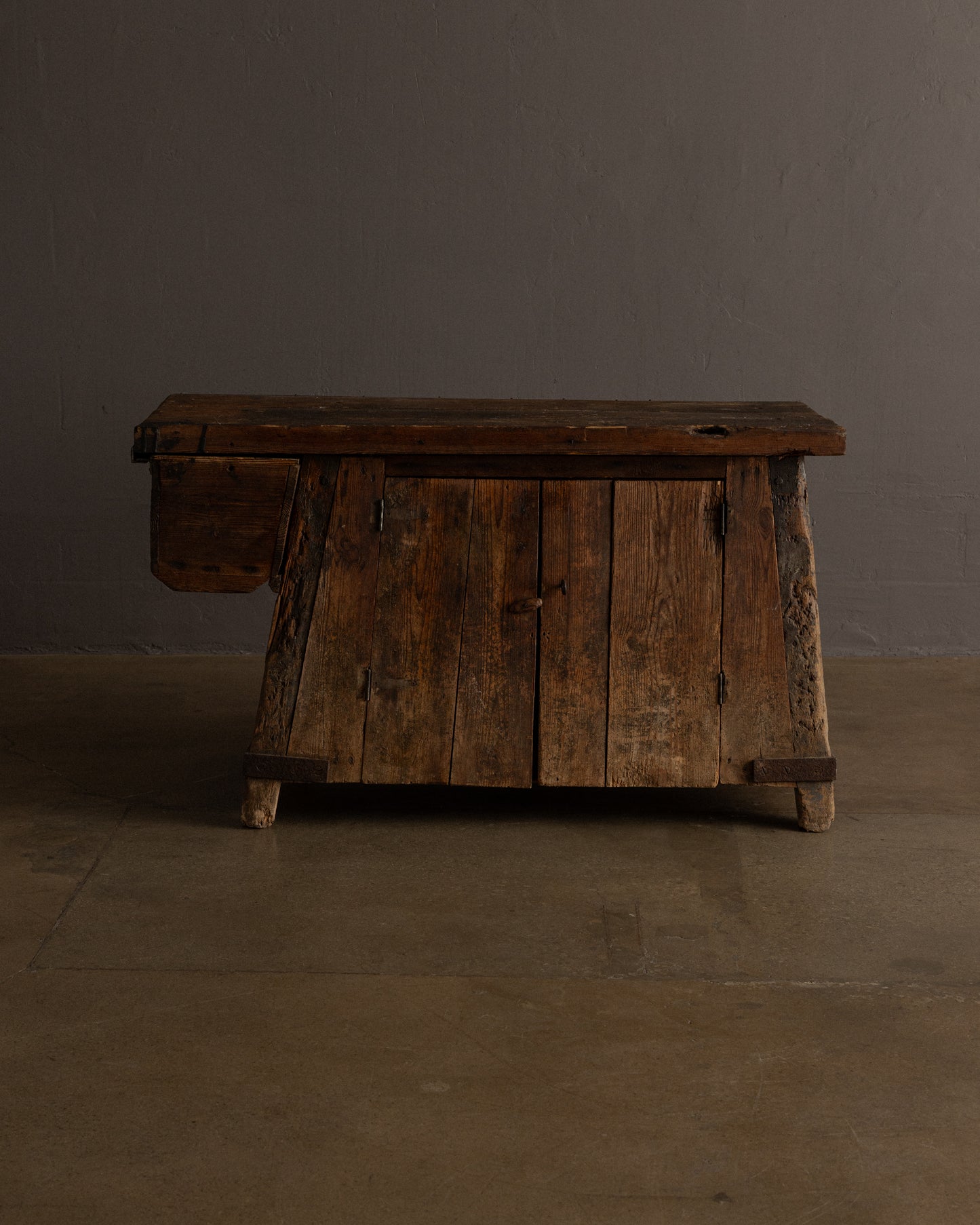 Primitive Workbench Cabinet