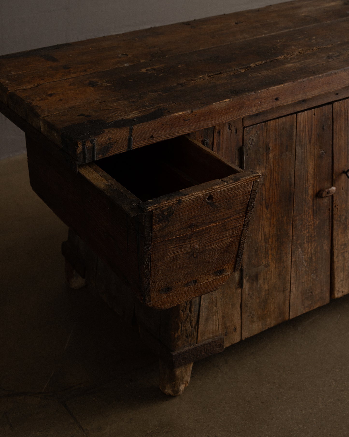 Primitive Workbench Cabinet