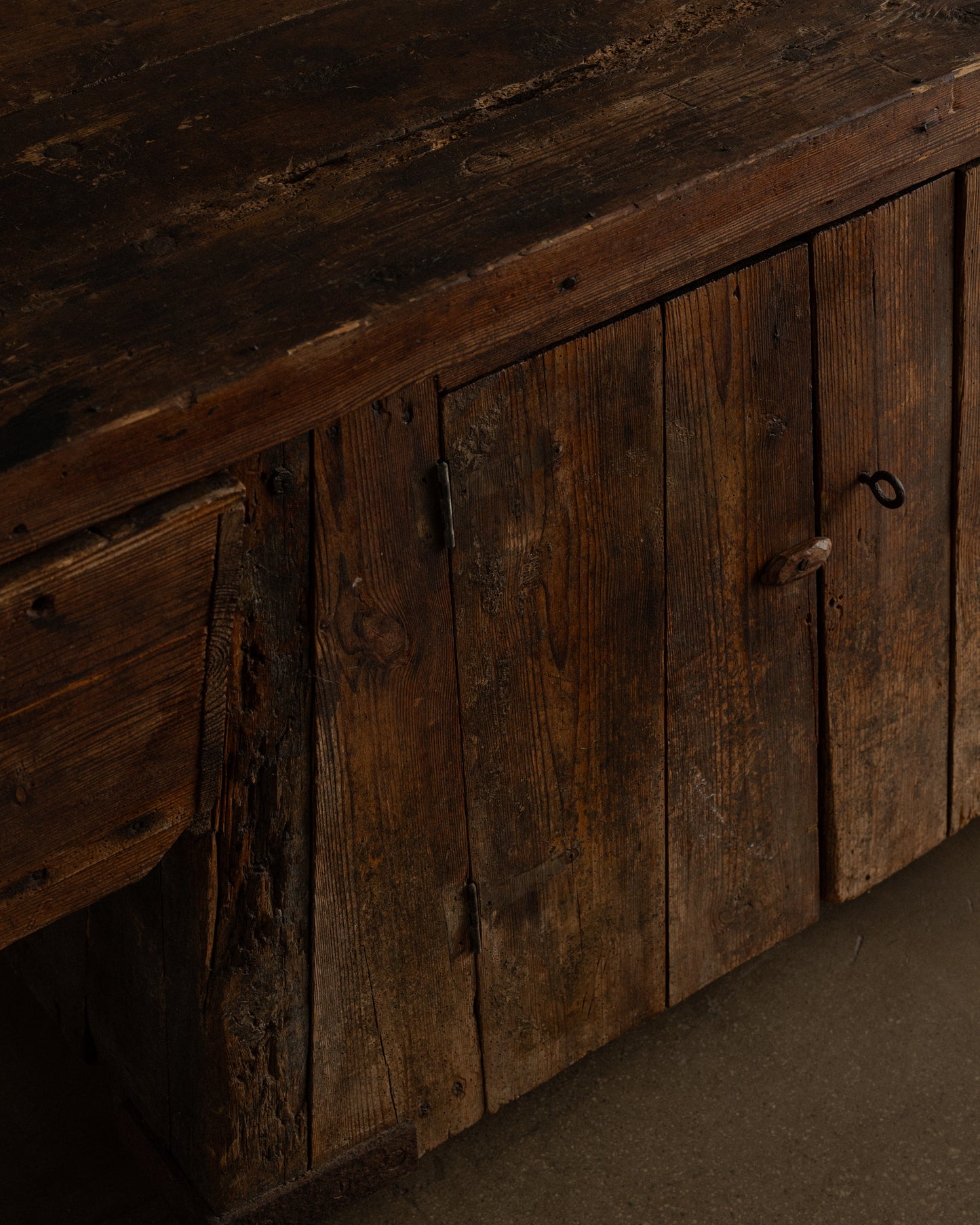 Primitive Workbench Cabinet