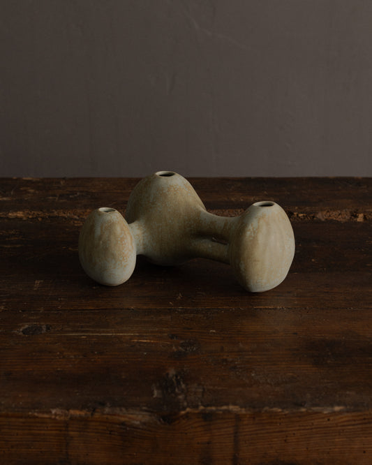 Multi-Stem Ceramic Vase