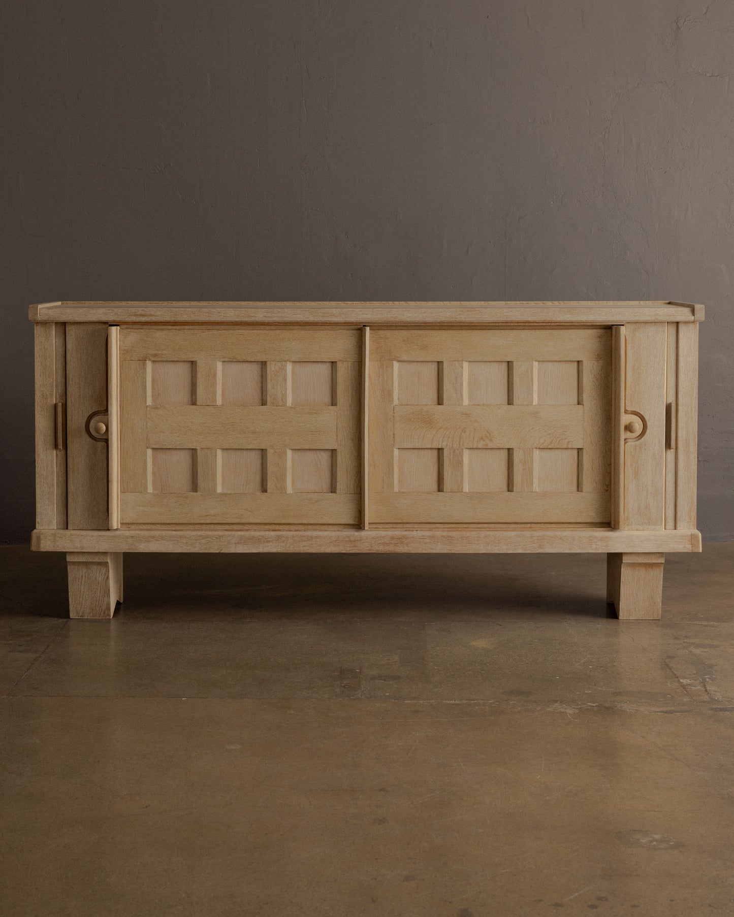 Oak Sideboard by Guillerme et Chambron