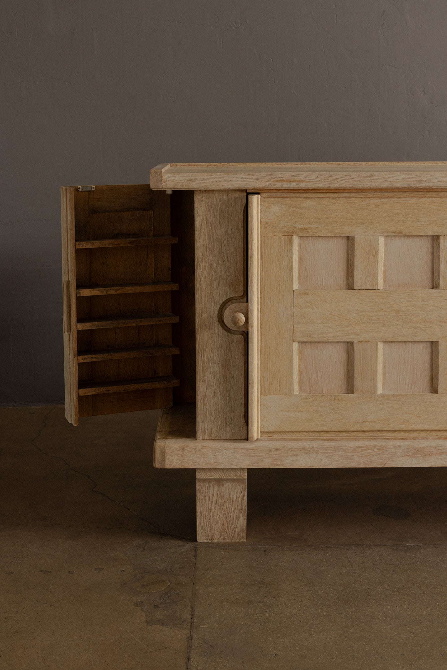 Oak Sideboard by Guillerme et Chambron