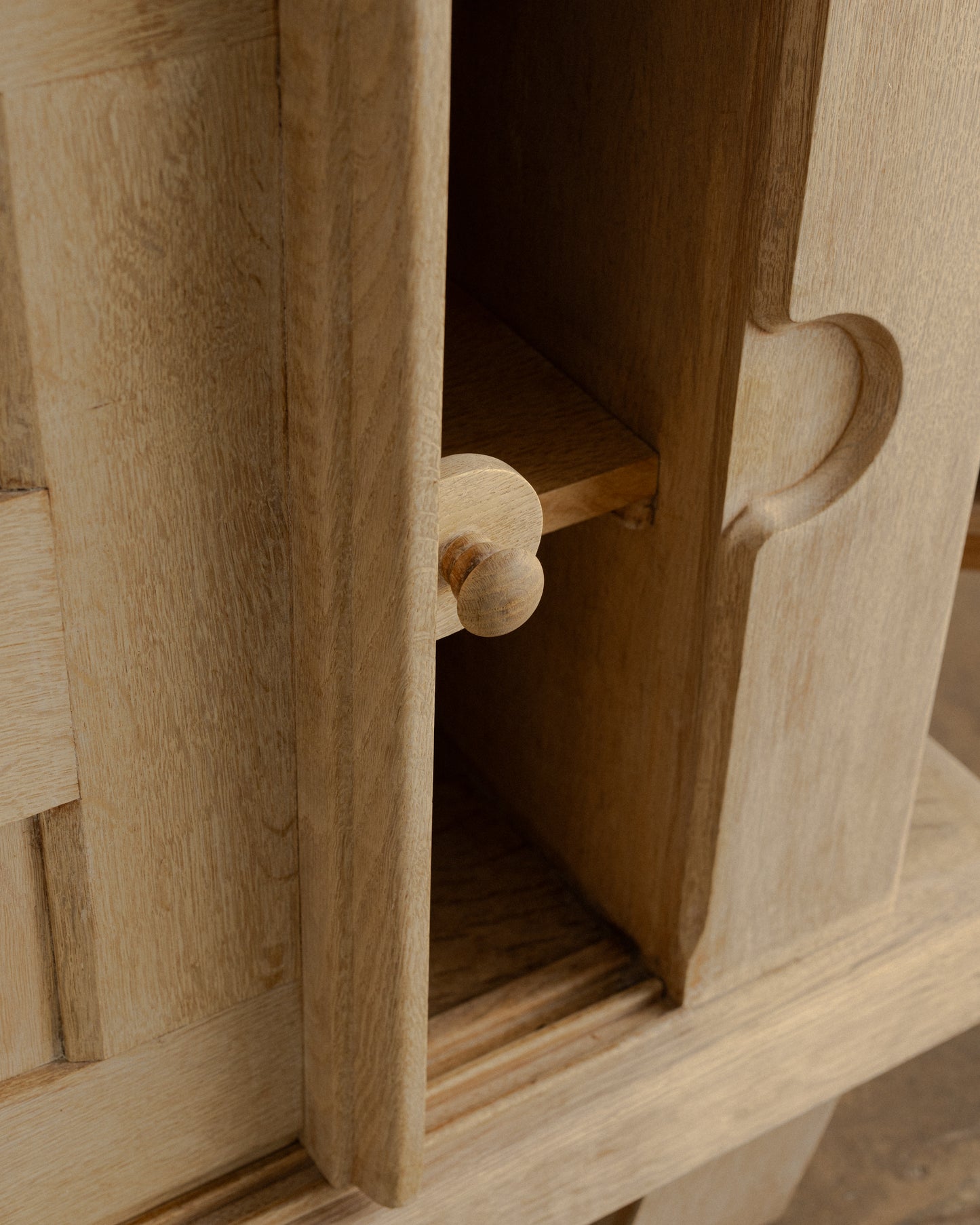 Oak Sideboard by Guillerme et Chambron