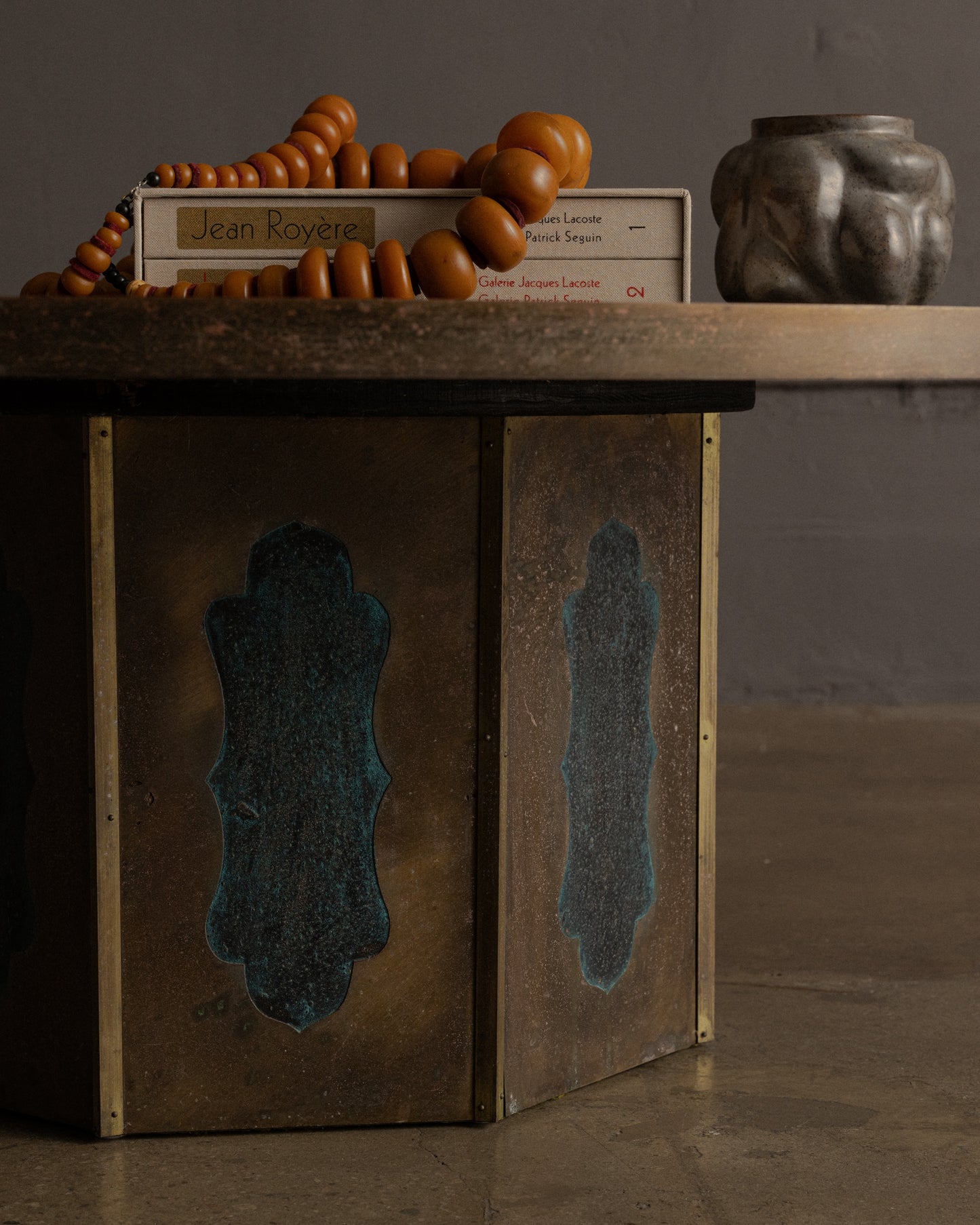 Round Coffee Table by Philip and Kelvin LaVerne