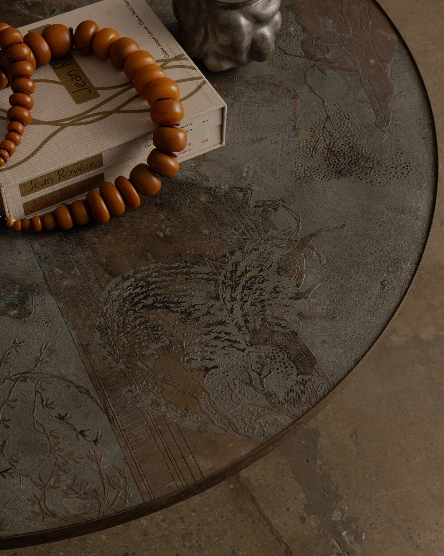 Round Coffee Table by Philip and Kelvin LaVerne