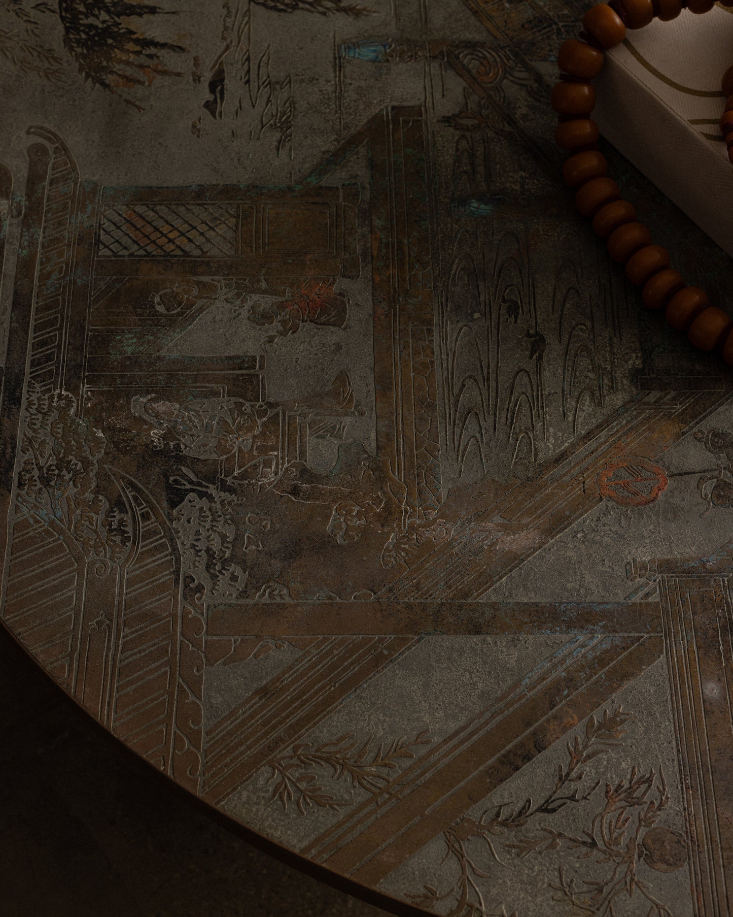 Round Coffee Table by Philip and Kelvin LaVerne