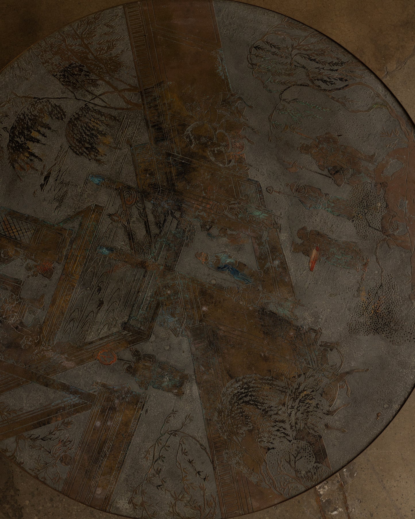 Round Coffee Table by Philip and Kelvin LaVerne