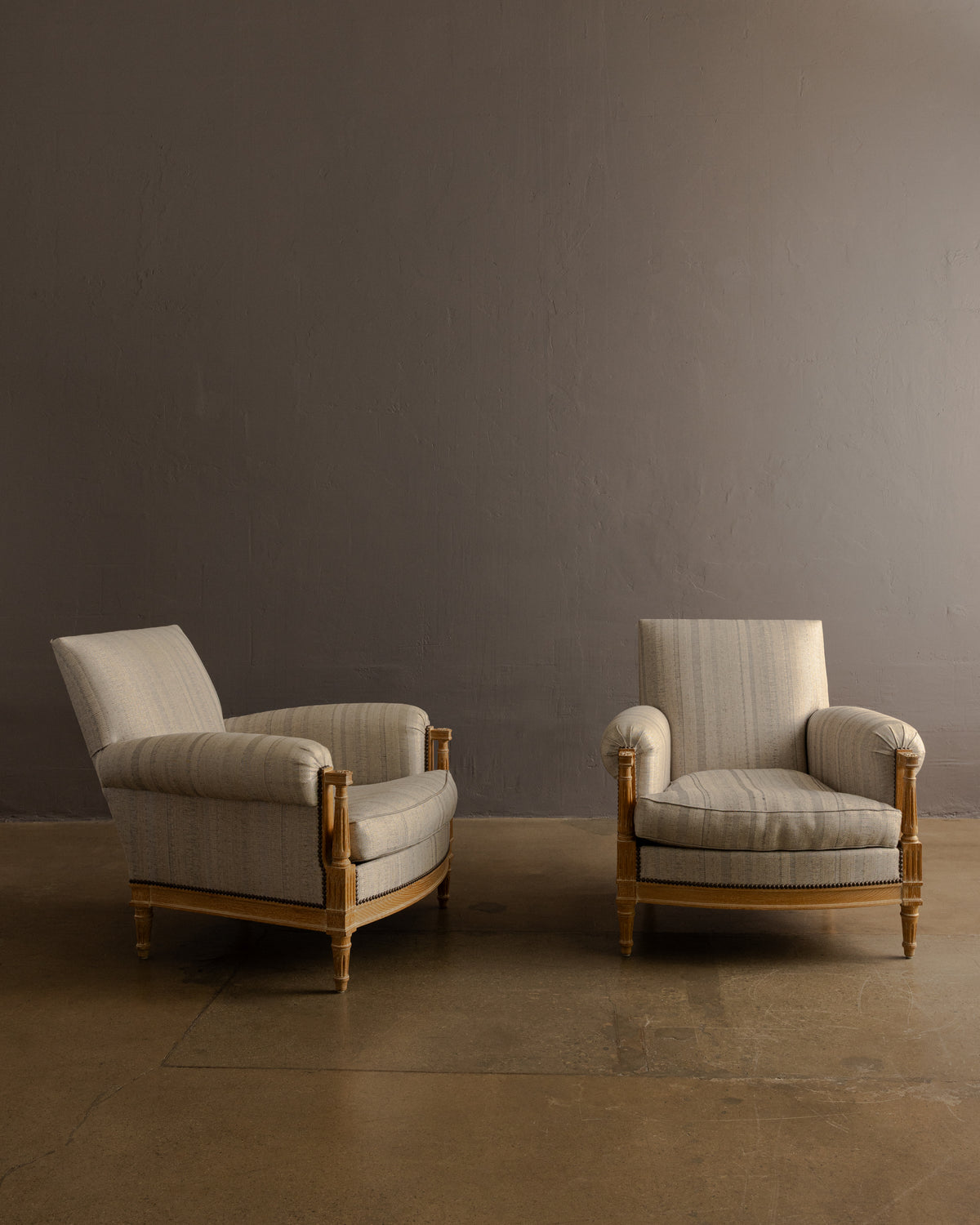 Pair of Bergère Armchairs — France