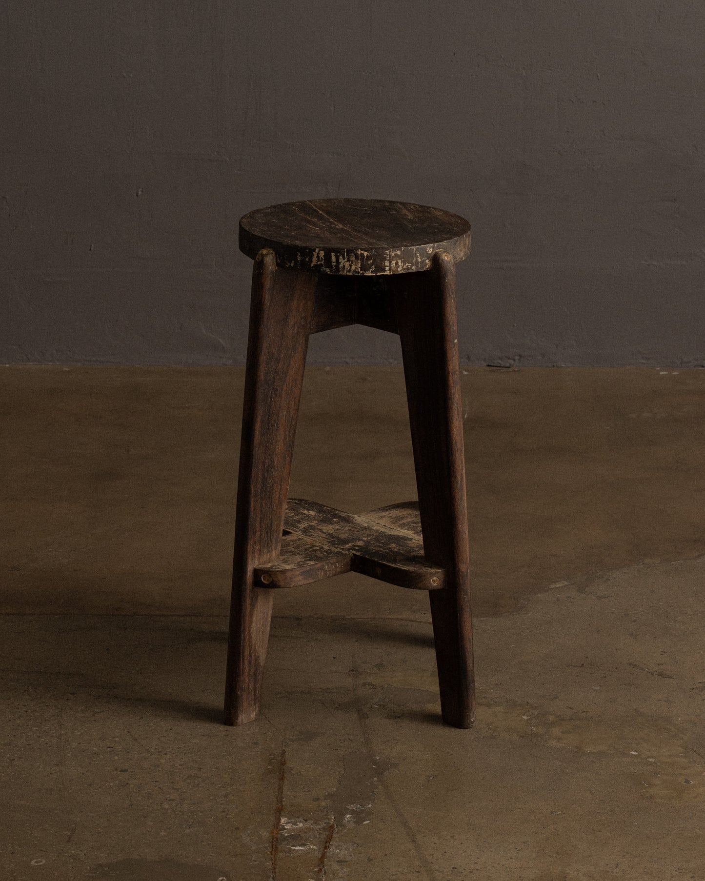 Set of Four Stools by Pierre Jeanneret