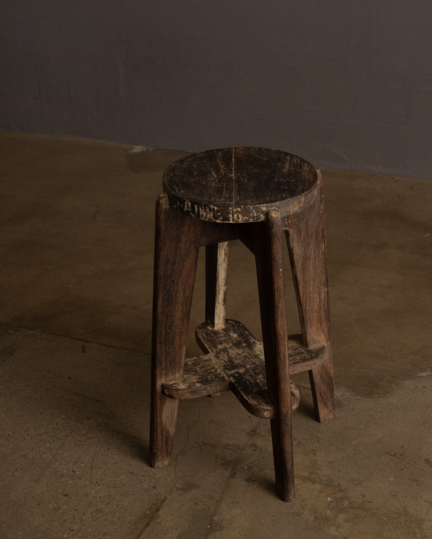 Set of Four Stools by Pierre Jeanneret