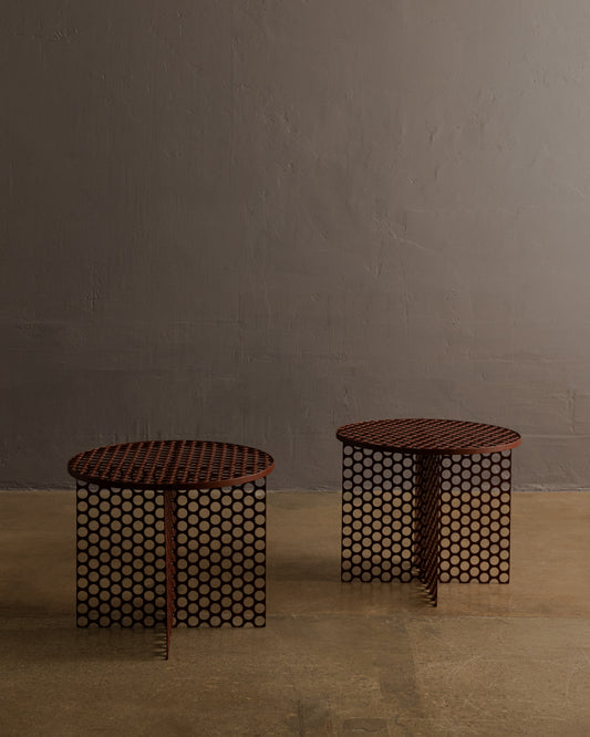 Perforated Side Table — Los Angeles, Contemporary