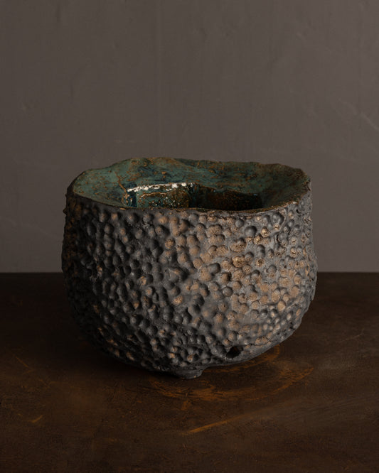 Textured Ceramic Vessel by Jody Baral
