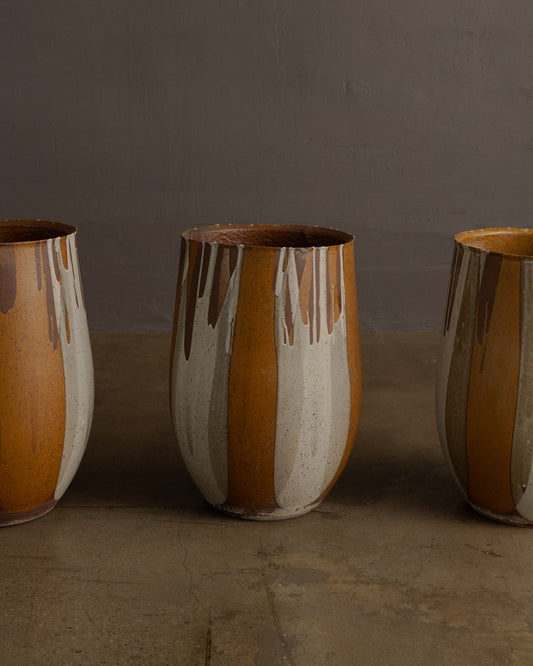 Model 5059 Flame Glaze Planters by Architectural Pottery