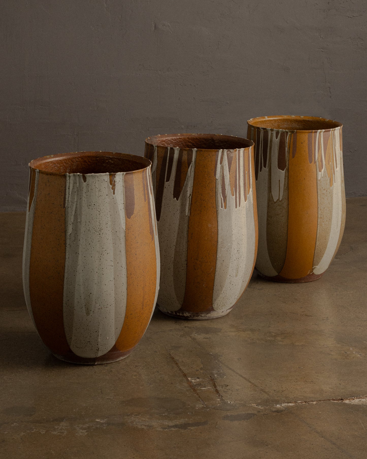 Model 5059 Flame Glaze Planters by Architectural Pottery