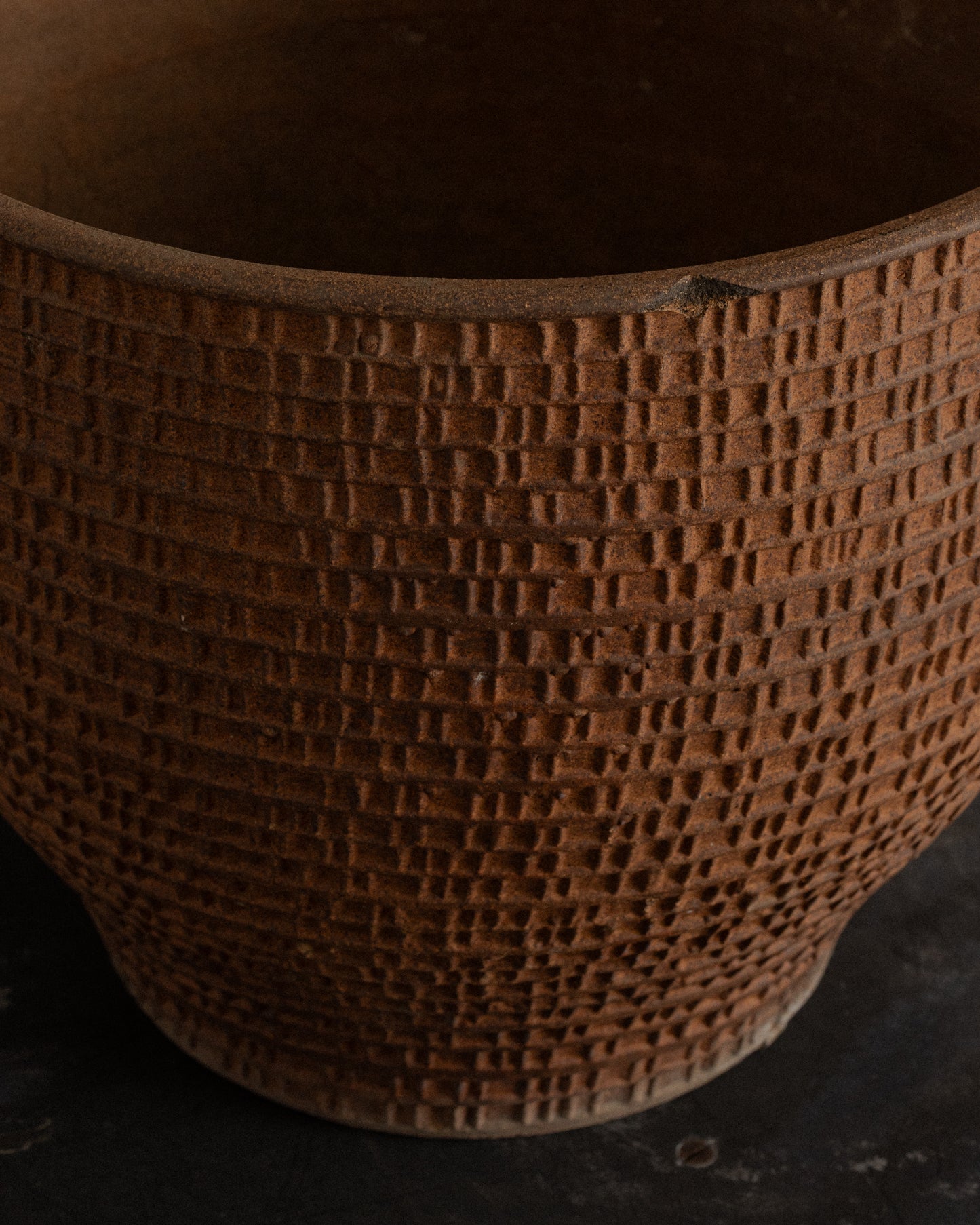 Rectangle Motif Planter by David Cressey